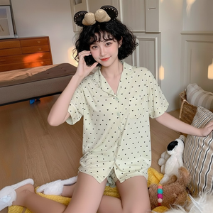 Conjunto de Pijamas de Verano para Mujer al por Mayor, Fibra Regenerada con Ácido Hialurónico, Ropa de Dormir Transpirable, Conjunto de 2 Piezas para Damas - Product Image 1