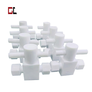GL nhà máy trực tiếp OEM tùy chỉnh <span class=keywords><strong>PTFE</strong></span> ống phụ kiện chung van cho kết nối đường ống - Product Image 4