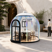 Expédition mondiale de maisons bulles en polycarbonate de qualité export, structure préfabriquée pour importateurs