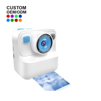 Appareil photo numérique pour enfants avec écran IPS HD de 2,4 pouces, imprimante portable, appareil photo instantané de poche, jouets pour enfants