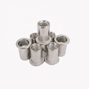 Rivnut <strong>Inserts</strong> Nutsert Flat Head <strong>Rivet</strong> <strong>Nut</strong> Stainless Steel Aluminium M3 M12 M8 M10 Knurled Closed Pop <strong>Rivet</strong> <strong>Nut</strong> - Product Image 3