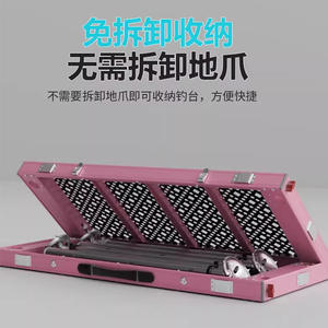 Yukui Aluminum Fishing <b>Platform</b> 1000Kg Load Capacity Fixed Height Foldable <b>Work</b> <b>Platform</b> With Hollowed Out Design - Product Image 4