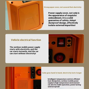 เครื่องกำเนิดไฟฟ้าพกพาสำหรับใช้งานกลางแจ้ง พลังงานแสงอาทิตย์ 1000W MPPT คลื่นไซน์บริสุทธิ์ สำรองไฟบ้าน ฉุกเฉิน สตาร์ทอัพ อินเวอร์เตอร์ PV ระบบสำรองไฟ (UPS) LiFePO4 - Product Image 4