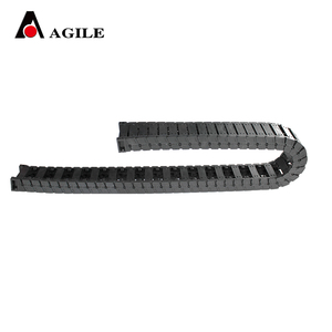 ANJIE Pont de protection de câble en nylon noir haute vitesse, type <span class=keywords><strong>VSK</strong></span> 25*50 mm, faible bruit, pour protection de câble 5-10 m/s - Product Image 1