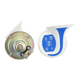 Sirena Eléctrica Digital de 2 Vías ABS, Bocina de Aire con Sonido de Caracol, 18 Sonidos Mágicos, Bocina Multisonido, <span class=keywords><strong>Altavoz</strong></span> para <span class=keywords><strong>Auto</strong></span> - Product Image 6
