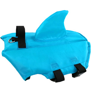 Chaleco salvavidas para bulldog francés, diseño de tiburón azul, chaleco de natación para perros, equipo de seguridad acuática - Product Image 5