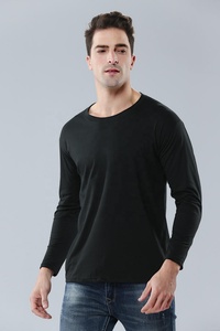 <span class=keywords><strong>2023</strong></span> Offre Spéciale T-shirt solide à manches longues en coton polyester de haute qualité pour hommes à prix abordable teint en fil durable pour la publicité - Product Image 4