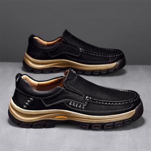 Zapatos de Trabajo para Hombre Más Vendidos en 2025, Zapatos Casuales Sin Cordones de Caña Baja, Cómodos y Antideslizantes - Product Image 5