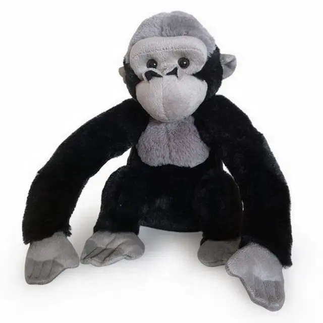 factory wholesale stuffed monkey plush toy realistic plush sitting chimpanzee stuffed toy