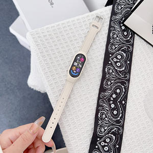 สายนาฬิกาหนังคลาสสิกพร้อมหัวเข็มขัดมงกุฎแบบพอดีสำหรับ <span class=keywords><strong>Xiaomi</strong></span> miband <span class=keywords><strong>7</strong></span> - Product Image 4