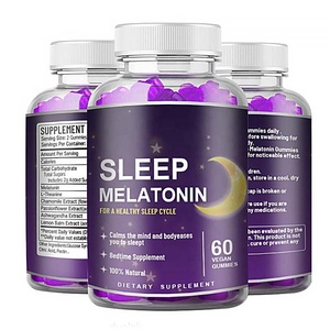 Suplemento Vegano 100% Natural para Dormir con L-Teanina, Calma la Mente y el Cuerpo, Facilita el Sueño, Ciclo de Sueño Saludable, 60 Cápsulas, Melatonina para Dormir - Product Image 1