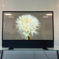 Écran OLED transparent personnalisé de 77 pouces, panneau OLED transparent, téléviseur OLED transparent, écran transparent 4K, écran OLED transparent