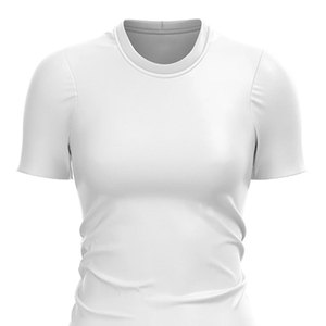 Women's Spandex/Polyester Short Sleeve Sport Compression Shirt Breathable Quick Dry Eco-Friendly - Product Image 6