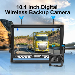 Tùy chỉnh Boot Logo DVR Monitor 10 "không dây sao lưu hệ thống máy ảnh AHD kỹ thuật số không dây ngược hình ảnh cho xe tải RV Trailer - Product Image 2