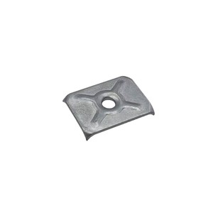 Support d'étagère Hanweisong à quatre griffes en fer, 19x14x1mm, plaqué zinc blanc, connecteur de quincaillerie pour porte d'armoire - Product Image 2