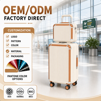 Valise à roulettes semi-rigide moderne entièrement en aluminium avec Bluetooth, serrure TSA, étanche, antivol et en polyester durable