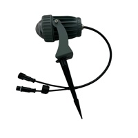 10W RGB/RGBW DC12V WS2811-RGB/UCS2904-RGBW(3000K) LED Pixel Spotlight Adressable 5 Degrés Faisceau Lumière IP67 3Pin in and Out