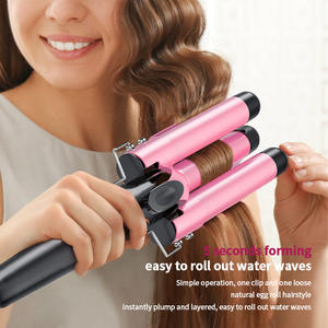 Rizador de Pelo Eléctrico de Iones Negativos con Ondas Grandes, Plancha de Pelo con Tres Barras y 25 Rodillos Grandes - Product Image 2