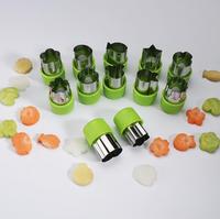 Groothandel Enkelvoudige RVS Fruit- en Groente Snijvormen Schattige Vormen Duurzaam Gemakkelijk Reinigbaar Op Maat Gemaakt Keuken Handmatig