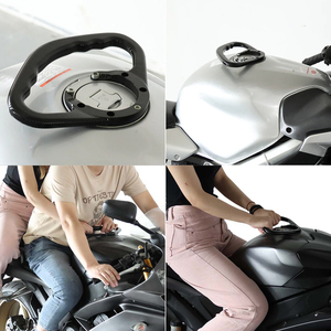 Poignée de maintien professionnelle haute résistance CNC pour réservoir de carburant, pour moto Honda <span class=keywords><strong>CBR600RR</strong></span> CB1000R CB1300, barre d'accoudoir passager - Product Image 3