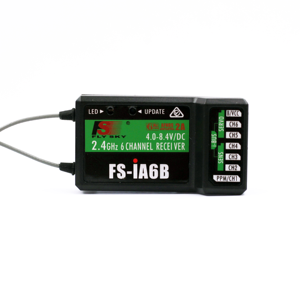 Receptor RC FlySky FS IA6 IA6B 2.4G 6CH AFHDS 10g para Transmisor Flysky FS-i10 FS-i6 FSI6, Avión, Dron - Product Image 1
