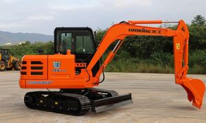 Mini-excavatrice CDM6060 G4-YN LONKING d'occasion, hydraulique, sur chenilles, moteur de construction chinois, pompe - Product Image 3
