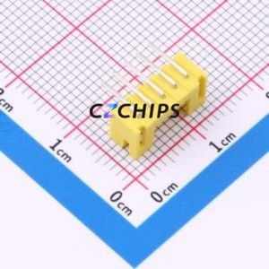 A200F1W1-2H5P12 Wire-to-Board Pin Header Bent Lead Through Hole,P=2mm Connector 1x5P 2mm Right Angle Insert PH - Product Image 2