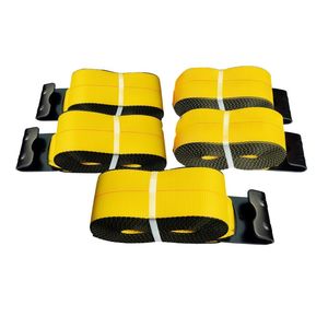 Sangle de treuil à plat en polyester durable en gros, boucle à <span class=keywords><strong>cliquet</strong></span>, 2 pouces, 3 pouces, 4 pouces, haute résistance, résistance à la rupture de 5000 kg, attaches de 30 pieds - Product Image 1
