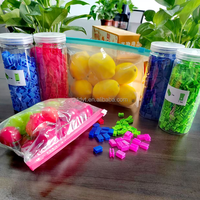 Sacs de conservation alimentaire refermables à glissière, en plastique alimentaire réutilisable, anti-humidité, avec logo personnalisable