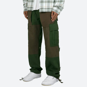 Pantalones informales de verano con bolsillos holgados OEM personalizados para hombre, pantalones con cordón y bolsillos, pantalones Cargo para correr para hombre - Product Image 1