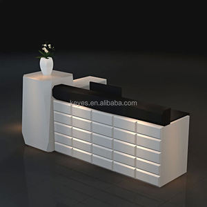 Individueller Schönheitssalon Kassenarbeitsplatz Theke mobiler Laden Theke Supermarkt Kassierer Schaukasten Verkauf Holz-Vorführschrank - Product Image 2