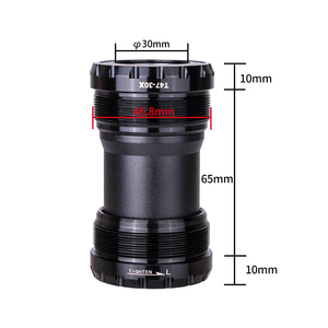 Boîtier de <span class=keywords><strong>pédalier</strong></span> de <span class=keywords><strong>vélo</strong></span> T47, <span class=keywords><strong>pédalier</strong></span> 24, DUB 29, roulement scellé 30 mm, <span class=keywords><strong>filetage</strong></span> 47, 68, 73 mm, axe à rainures 28,99 mm, VTT, <span class=keywords><strong>vélo</strong></span> de route - Product Image 4