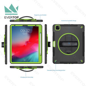 TS-TC02 Heavy Dutyกันกระแทกหมุนได้Kickstandสำหรับ<span class=keywords><strong>iPad</strong></span> <span class=keywords><strong>Pro</strong></span> <span class=keywords><strong>12</strong></span>.9 "4th Gen 2020 3rd Gen <span class=keywords><strong>2018</strong></span>แท็บเล็ตกรณี - Product Image 3