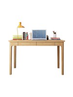 Bureau d'ordinateur moderne et durable pour enfants, en bois massif, design minimaliste, table de travail simple pour chambre et appartement