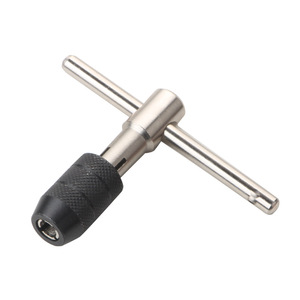 6 Pcs Tap Wrench <b>Tool</b> Set, Adjustable T-Handle Ratchet Tap Holder Wrench Machine Screw <b>Thread</b> Metric Plug M3 M4 M5 M6 Taps - Product Image 5