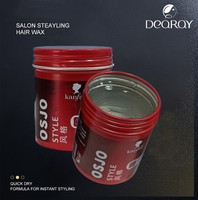 OEM Marque privée Crème de coiffage pour hommes-Maintien forte Contrôle des bords Pommade pour cheveux Gel de cire Salon Pâte de forme mate Personnalisable Privé