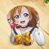 Tapis de souris en silicone personnalisables avec repose-poignet antidérapant, design sexy et esthétique