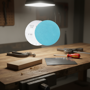 Discos de Lijado Resistentes con Velcro P80 de 150 mm para Pulir Madera y Metal - Product Image 3