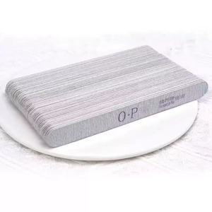 Lima de Uñas Profesional de Doble Cara Lavable Gris de Alta Calidad para Manicuristas, Tira de Pulido y Lijado de Uñas - Product Image 1