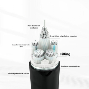 สายไฟหุ้มเกราะแบบฝังแกนอะลูมิเนียม YJLV22/YJLV-1/<span class=keywords><strong>2</strong></span>/<span class=keywords><strong>3</strong></span>/4/5แกน10ตร. ม. - Product Image 5