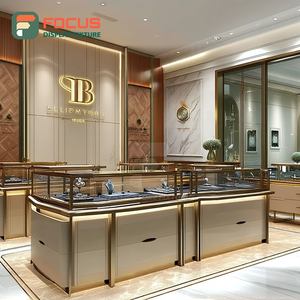 Fabricante de Muebles Personalizados para Joyería Minorista, Vitrina de Exhibición con Marco Metálico para Espacios de Boutique - Product Image 4