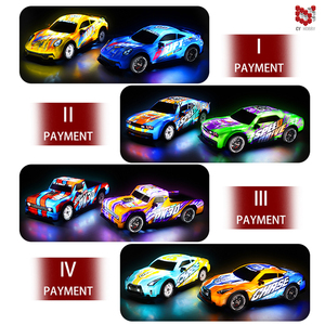 Coche de Carreras a Control Remoto 1:<span class=keywords><strong>16</strong></span> <span class=keywords><strong>RC</strong></span> 4WD, Modelo de Radiocontrol de Alta Velocidad de 6 Canales RTR 2.4G con Cargador de Cable USB, Mini Regalo para Interiores y Exteriores - Product Image 6