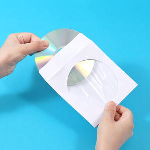 FOSKA <span class=keywords><strong>Enveloppe</strong></span> longue durée de taille standard Premium 80GSM Pochettes en papier blanc pour CD ou DVD <span class=keywords><strong>avec</strong></span> fenêtre transparente haute définition - Product Image 5