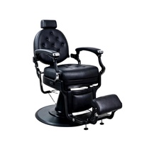 Mobilier de salon moderne, équipement de coiffure rétro, mobilier de salon de coiffure vintage, chaise de barbier vintage
