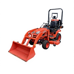 Japanese Made BX2670 Kubota Garden <b>Tractor</b> / 25HP Red 4WD Wheel <b>Tractor</b> With Front Loader For Multifunctional Purposes - Product Image 1