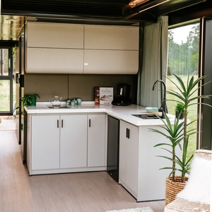 Casa Prefabricada Modular Redonda con Estructura de Acero Luban, Alimentada por Energía Solar, <span class=keywords><strong>para</strong></span> Inversión en Hoteles y Resorts - Product Image 4