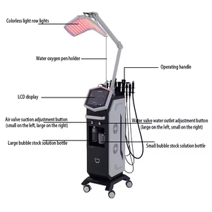 Appareil de beauté à oxygène 13 en 1, rajeunissement de la peau, jet d'oxygène, peeling à l'oxygène, machine à oxygène pour un nettoyage en profondeur - Product Image 4