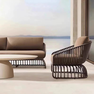 2025 European Style Set PE <b>Rattan</b> Woven Waterproof Garden Patio Furniture - Product Image 2