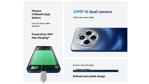 รุ่นใหม่ 14C หน้าจอ 6.88 นิ้ว  โปรเซสเซอร์แบบ Octa-core กล้อง 50MP แบตเตอรี่ 5160mAh ชาร์จเร็ว 18W - Product Image 6