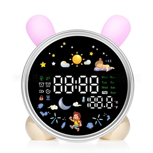 Children's <strong>Alarm</strong> <strong>Clock</strong> New <strong>Alarm</strong> <strong>Clock</strong>, Sleep Training <strong>Alarm</strong> <strong>Clock</strong> Thermohygrometer - Product Image 4